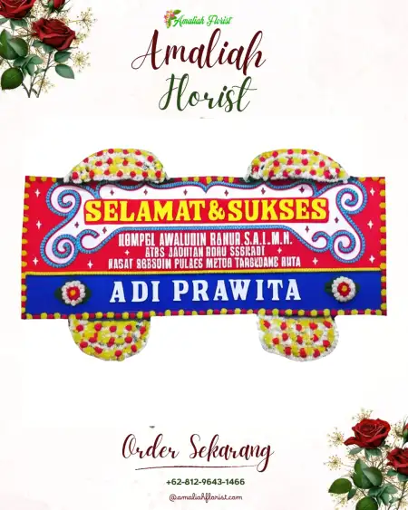 Papan Bunga Ucapan Selamat Tulang Bawang